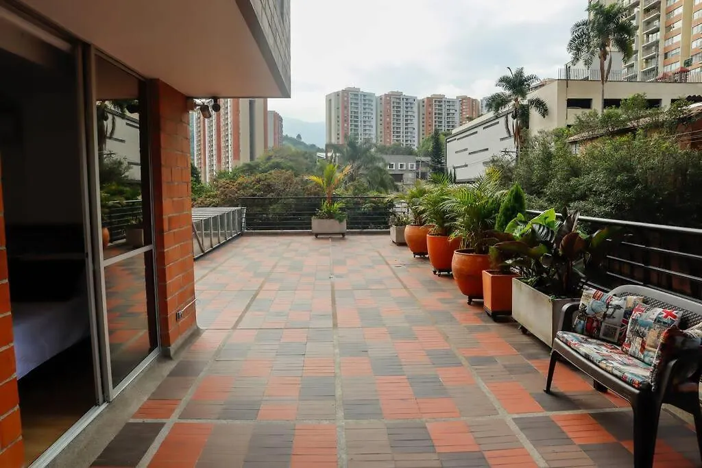 Apto De Lujo Con Terraza Zona Barbecue Y Piscina Διαμέρισμα Μεντεγίν Κολομβία